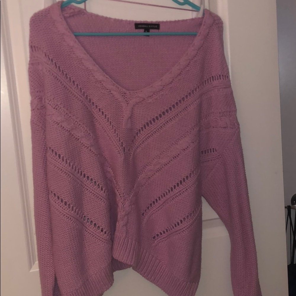Kendal and Kylie cropped sweater